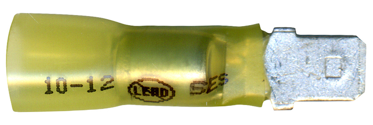 MasterLink&reg; Lead Free Ultra Seal & Solder Quick Slide Connectors - Male - 12-10 ga
